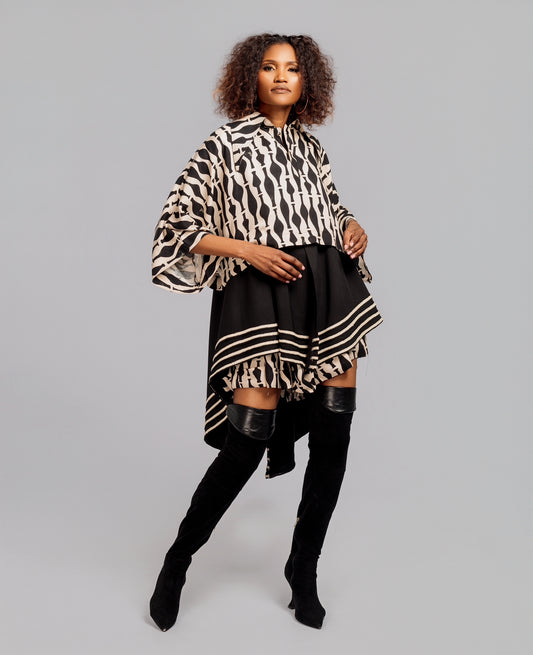 Ingilazi crop kimono shirt