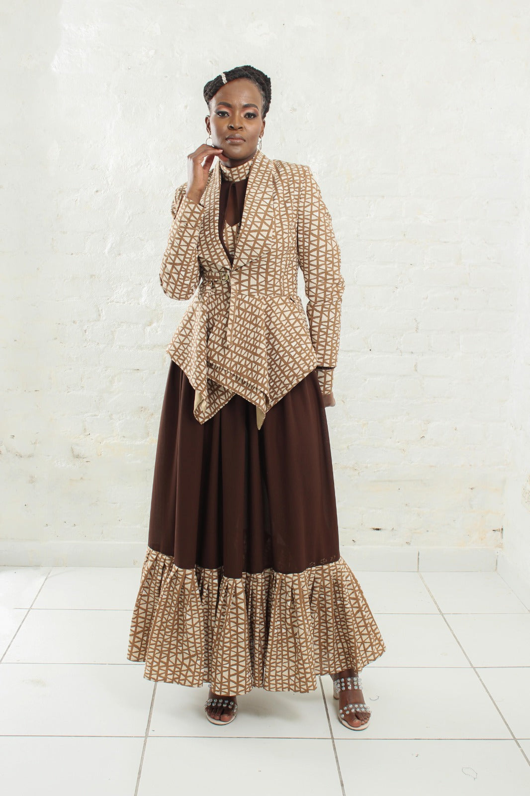 Bulongo Brown Dress