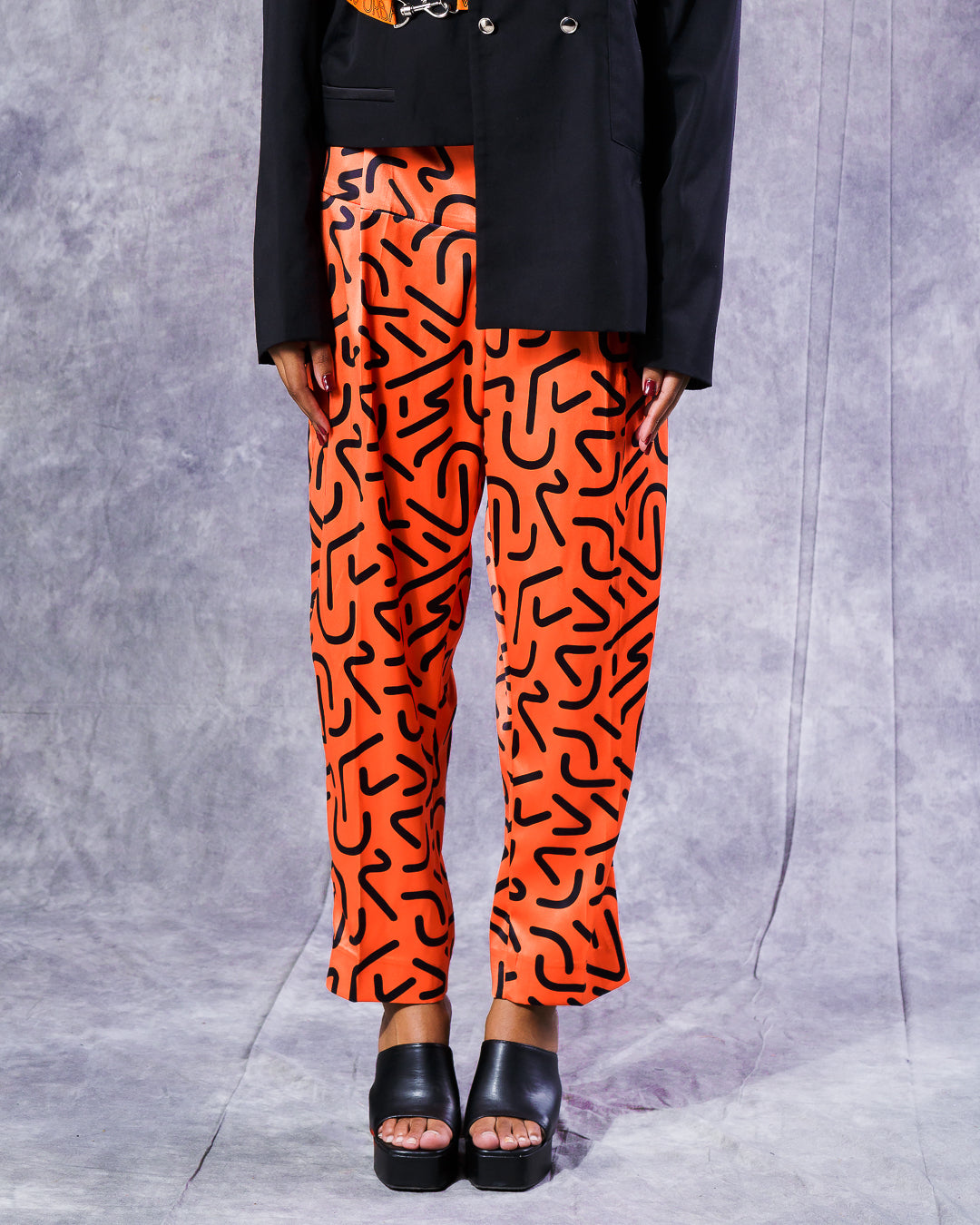 Orange Future Pants