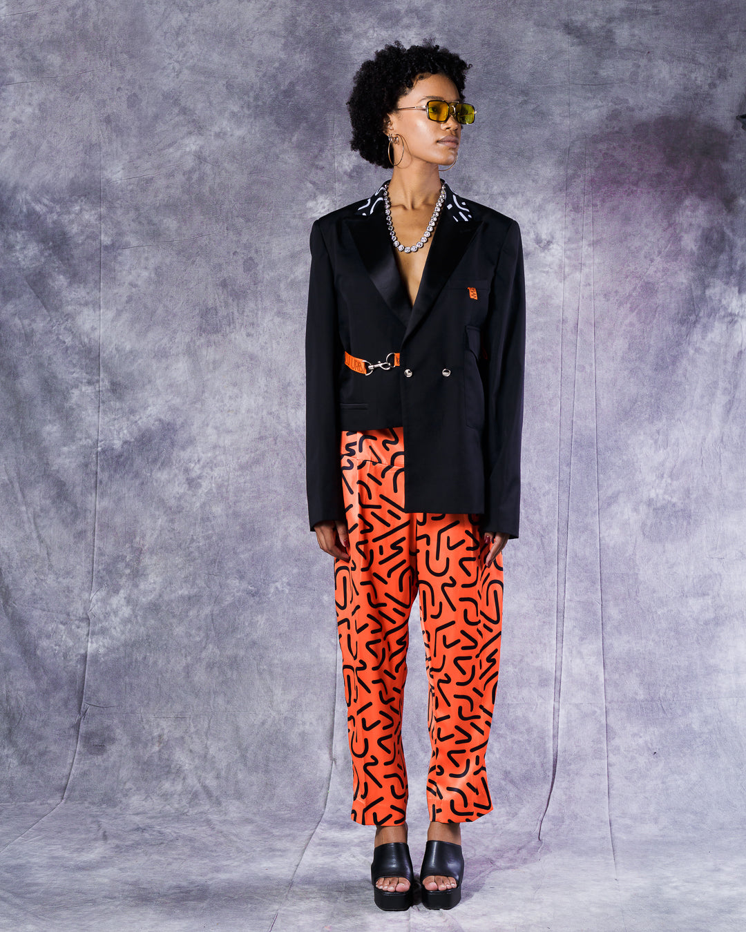 Orange Future Pants