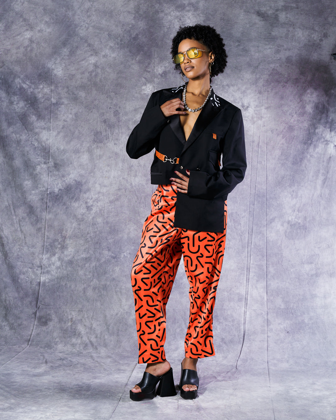 Orange Future Pants