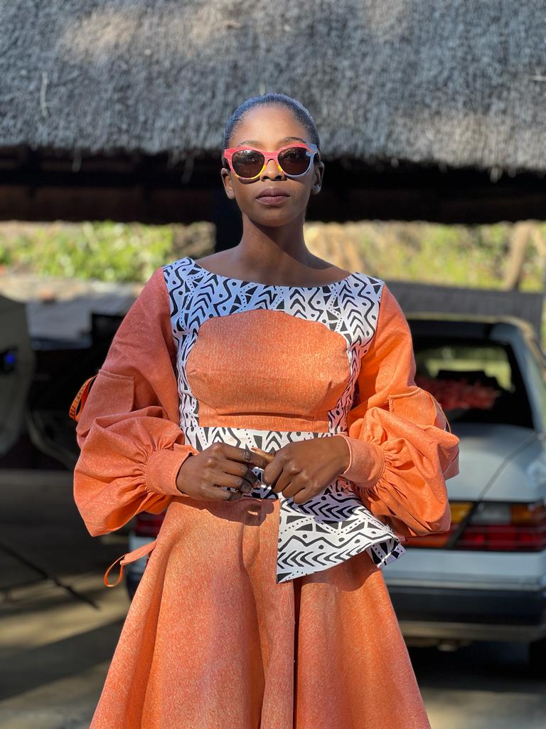 Hloni Orange Dress – URBAN ZULU