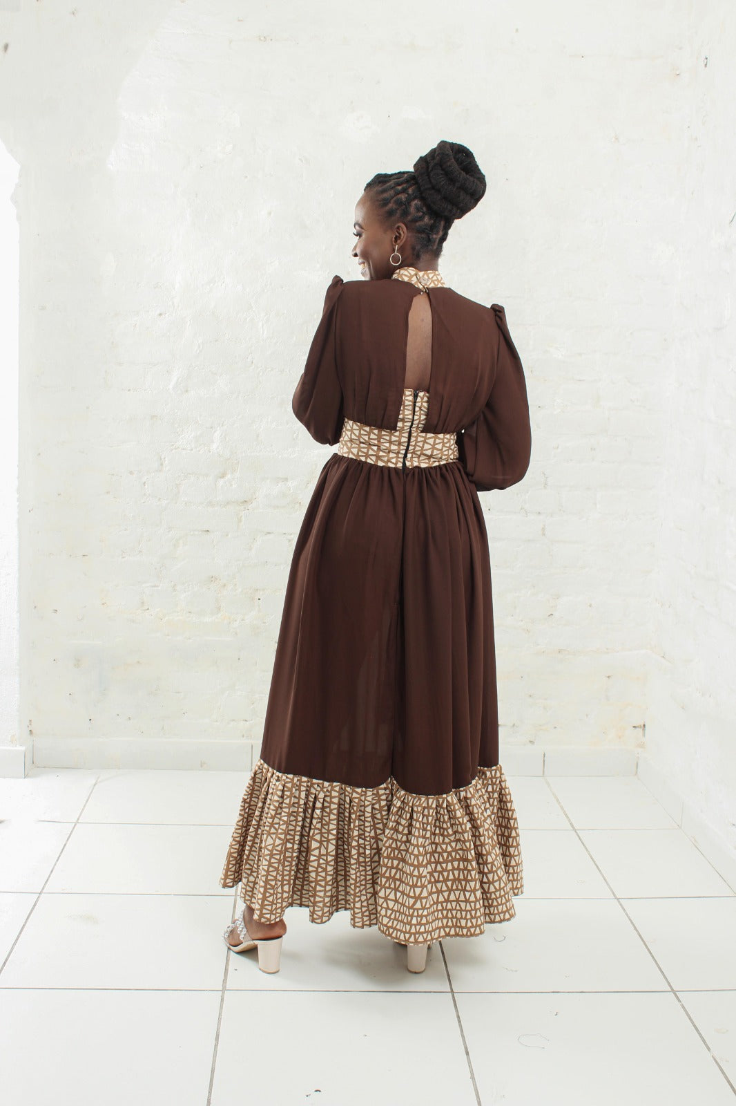Bulongo Brown Dress