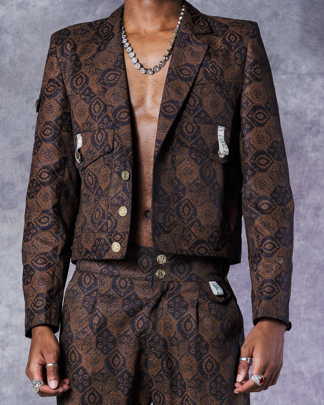 Yulu Brown Suit - Jacket