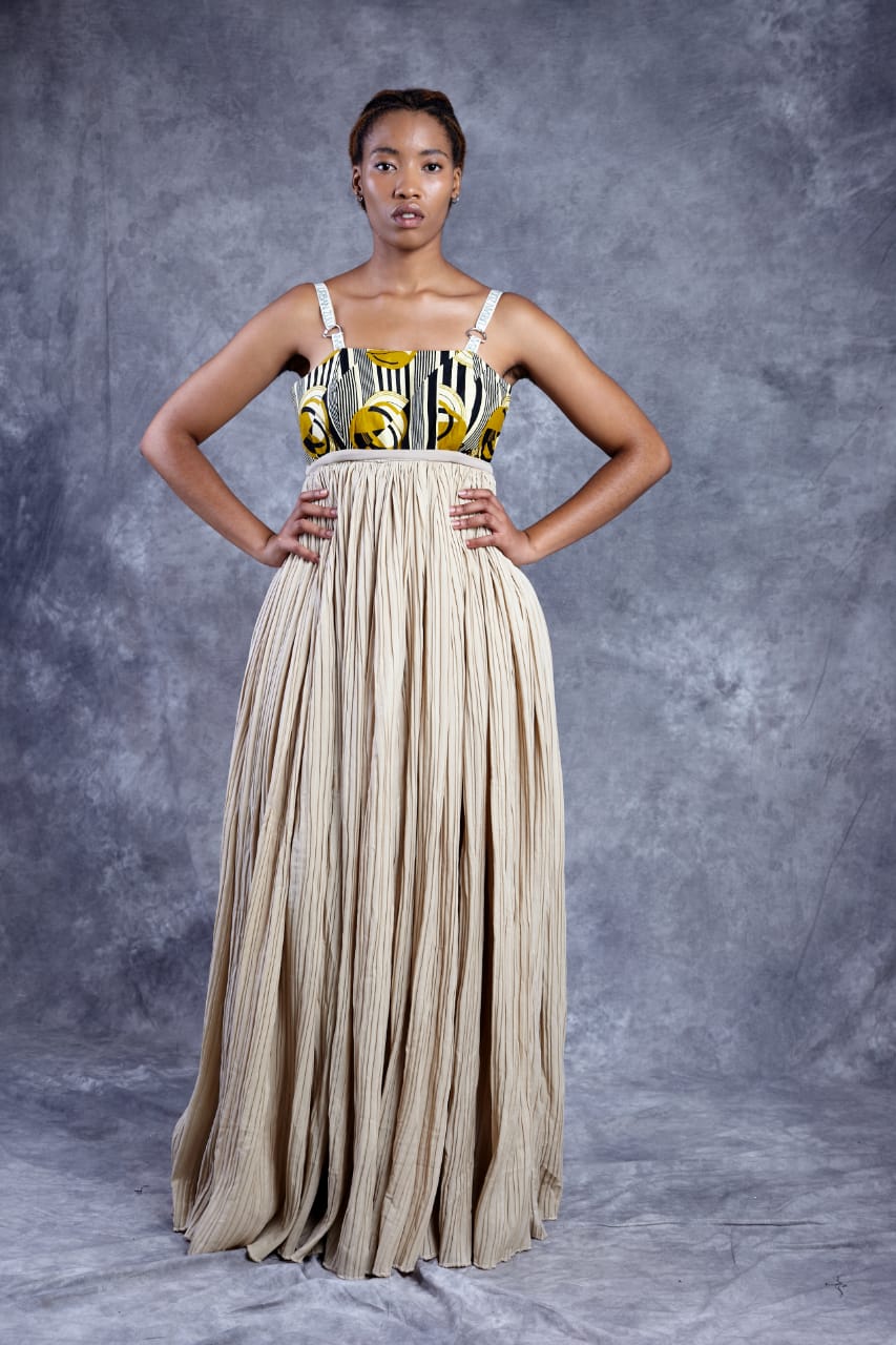 Bongo Pleated maxi dress