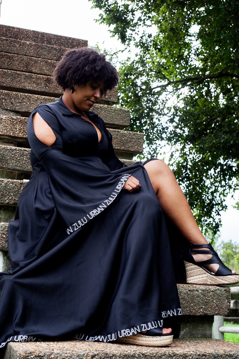 The Bima Black Dress is sophisticated and timeless; it commands attention. It is authentic and very stylish for any occasion, be it a red carpet or even a wedding.   