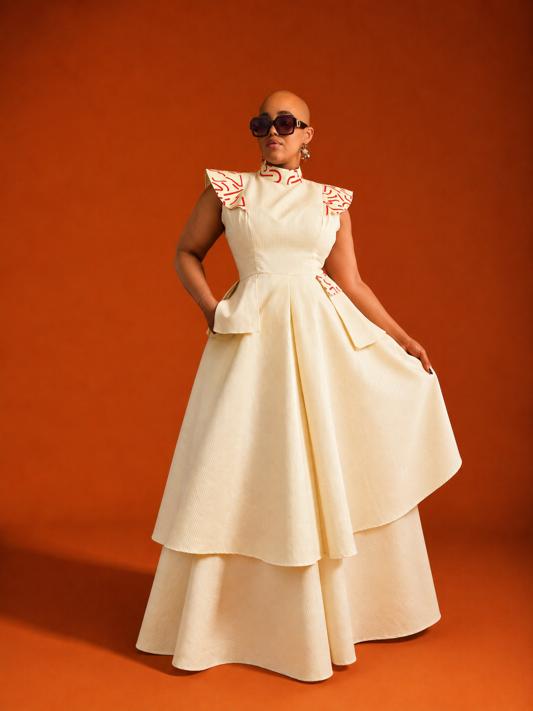 WAFFLE LONG DRESS