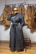 Uz Grey wide leg pants - URBAN ZULU
