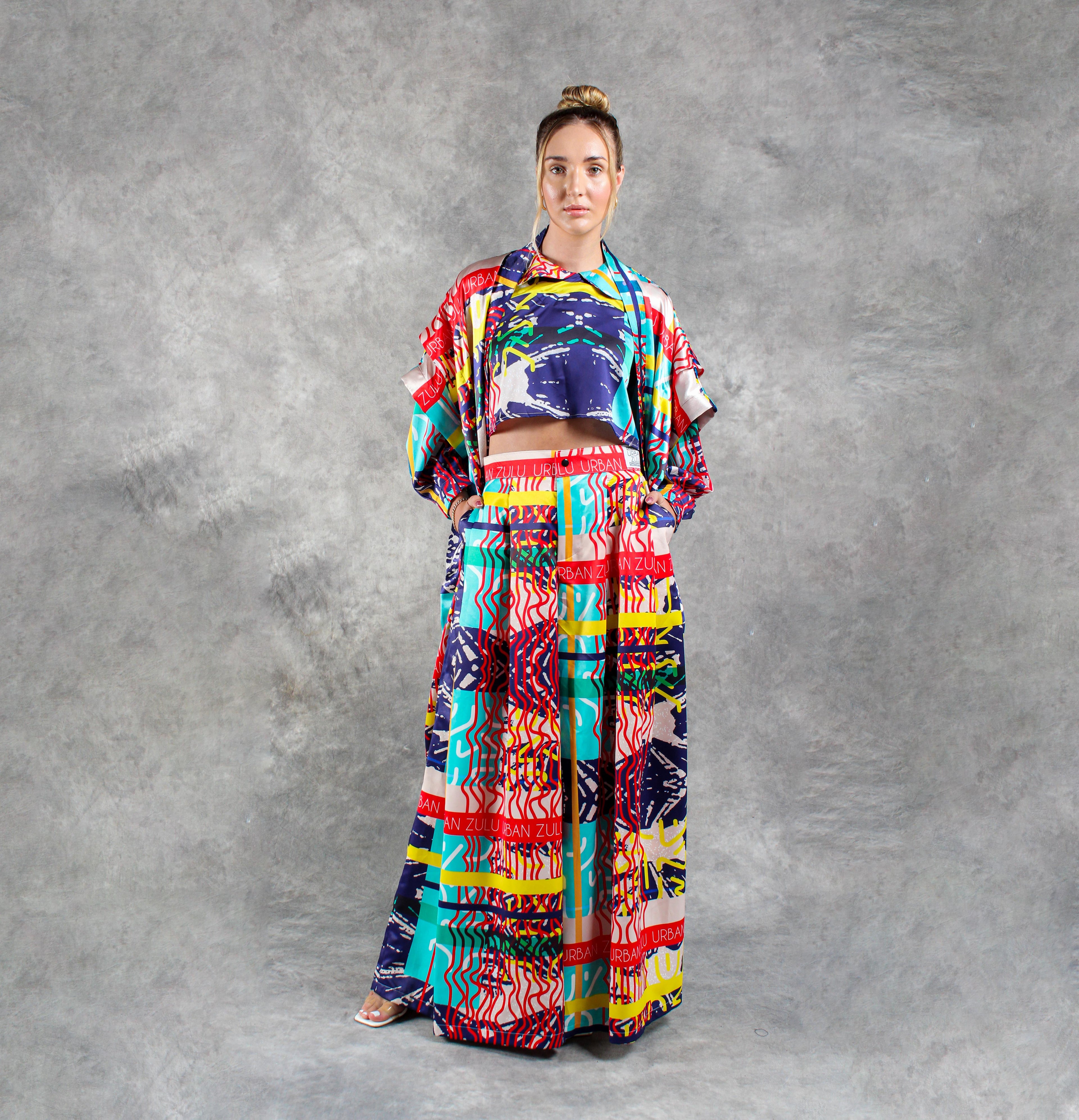 Mayakin wide leg pants - URBAN ZULU