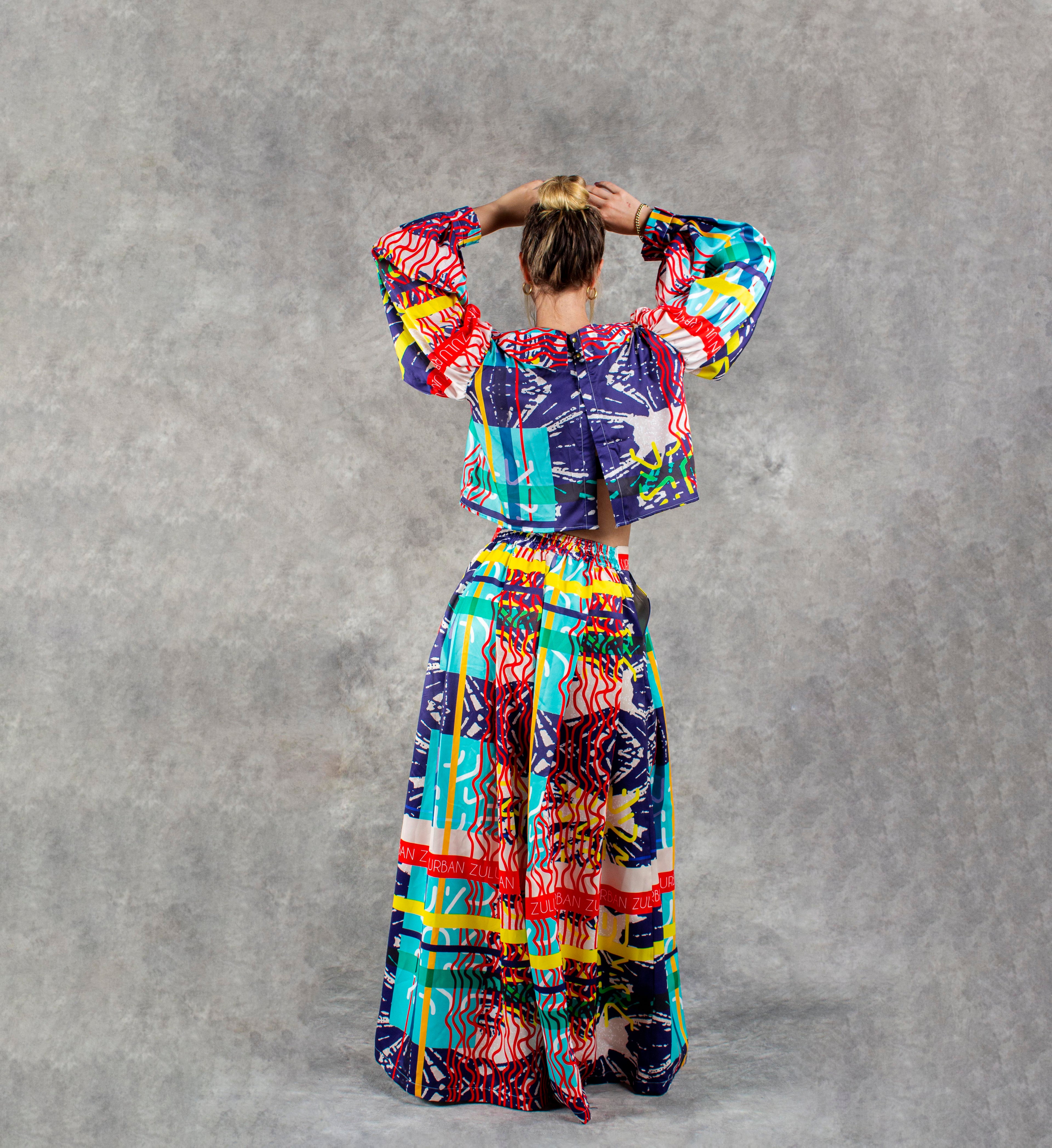 Mayakin wide leg pants - URBAN ZULU