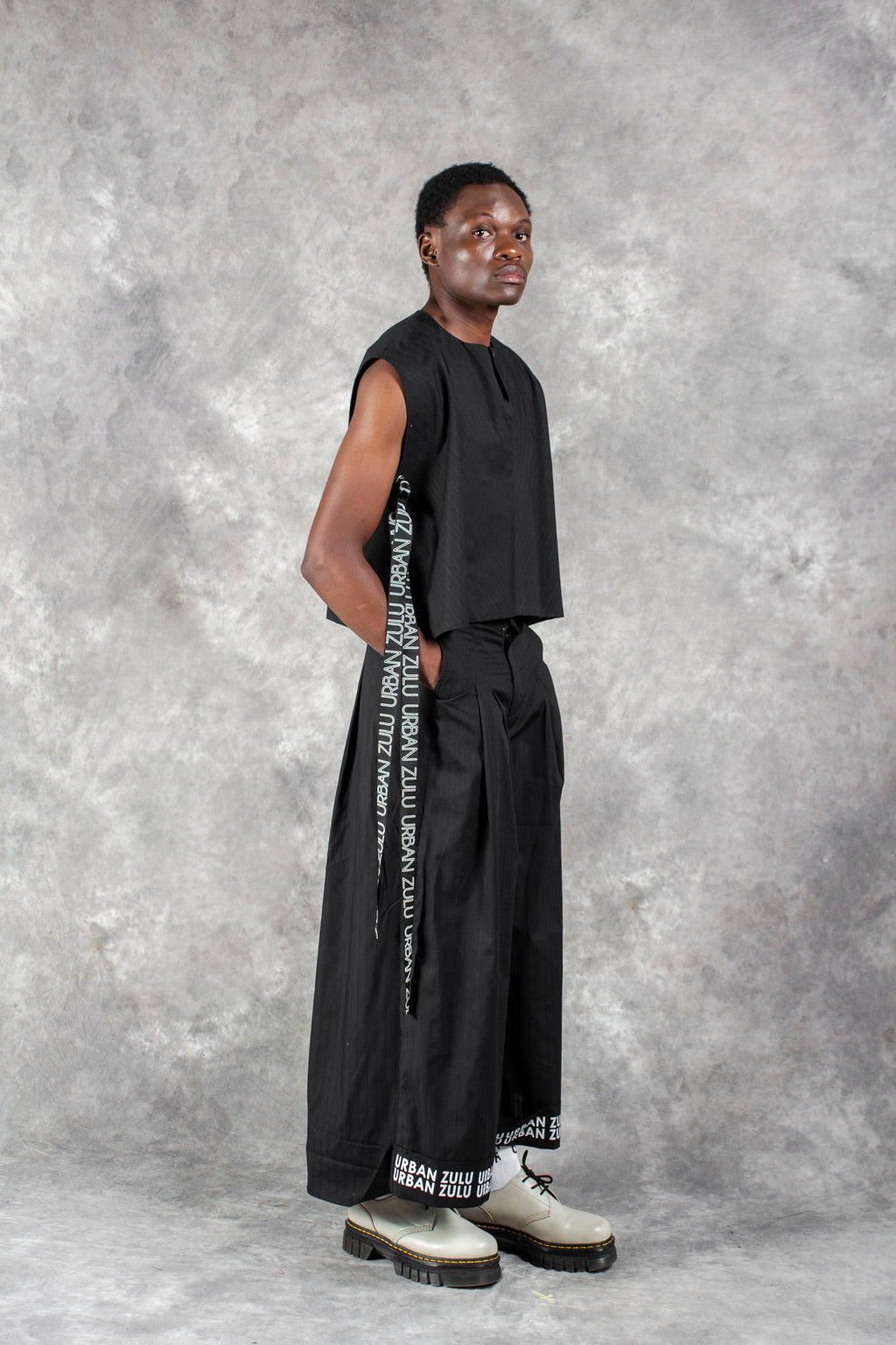 Mnyama kin wide leg pants - URBAN ZULU