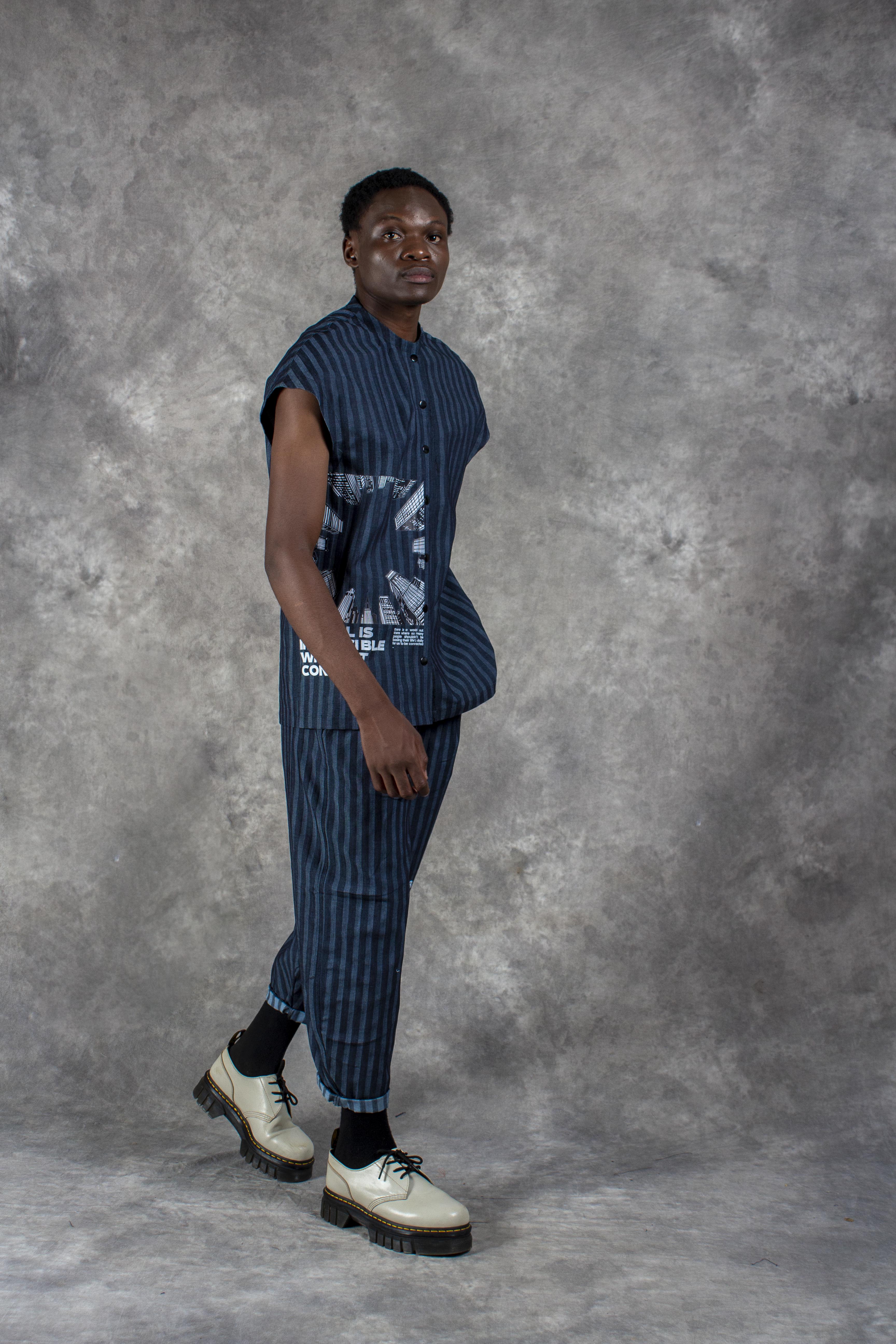 Nvita denim banana pants - URBAN ZULU
