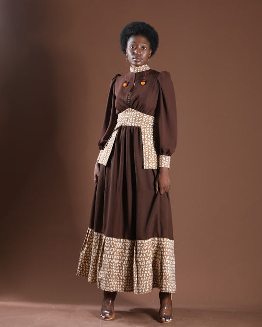 Bulongo Brown Dress