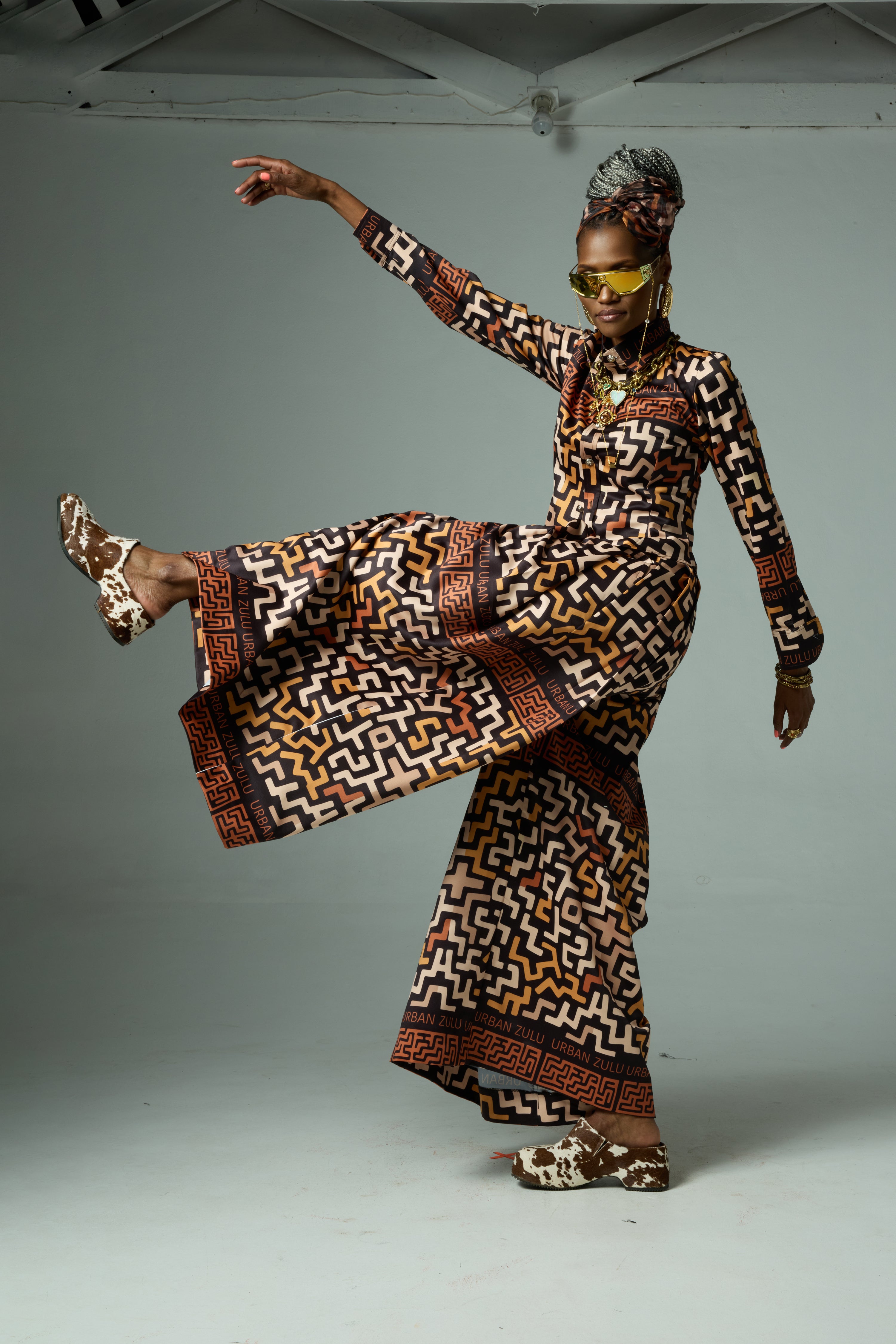 Kuba 2 wide leg pants - URBAN ZULU