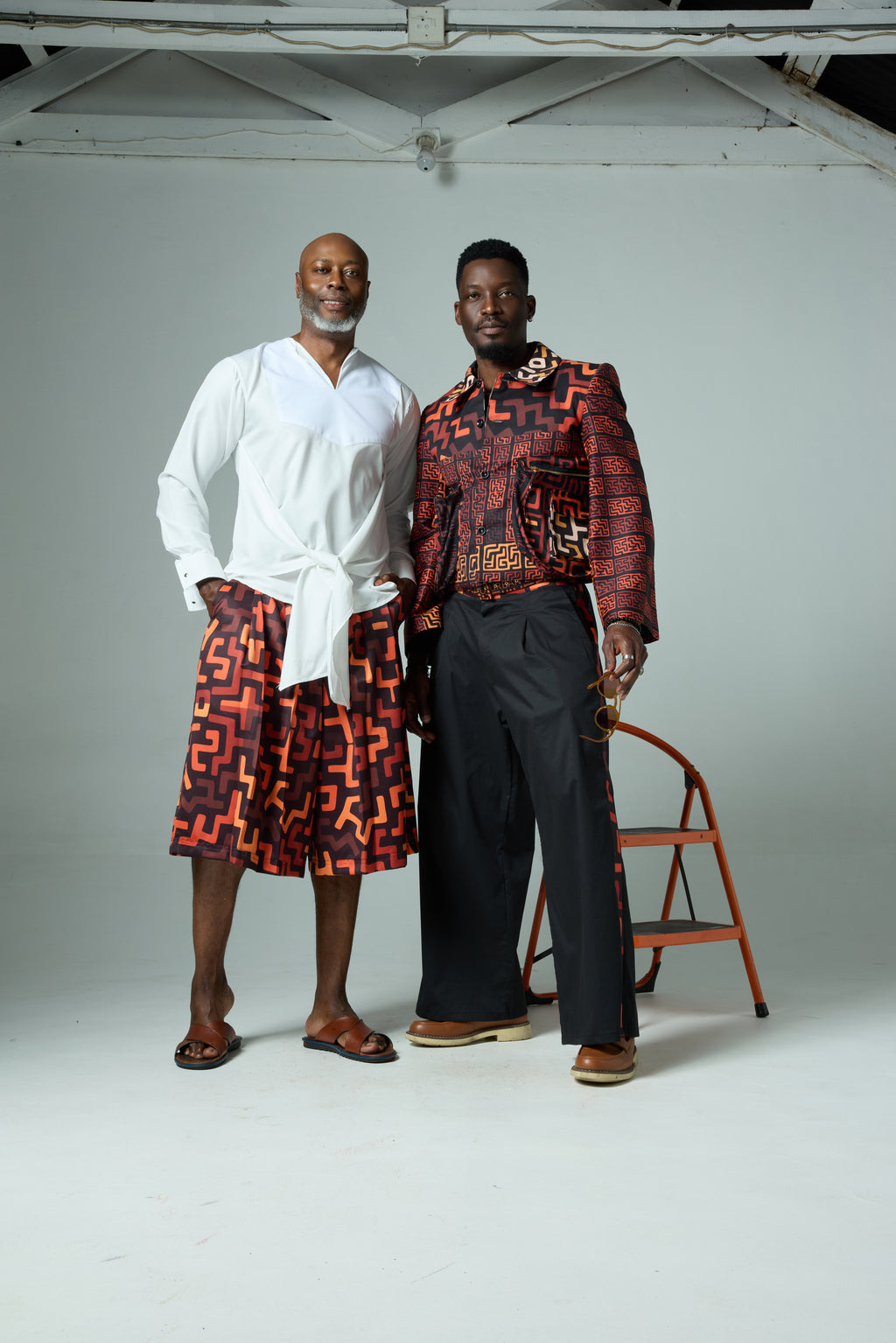Black Kuba smorking pants - URBAN ZULU