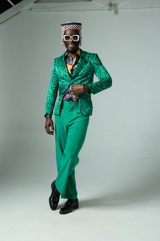 Green kin pants