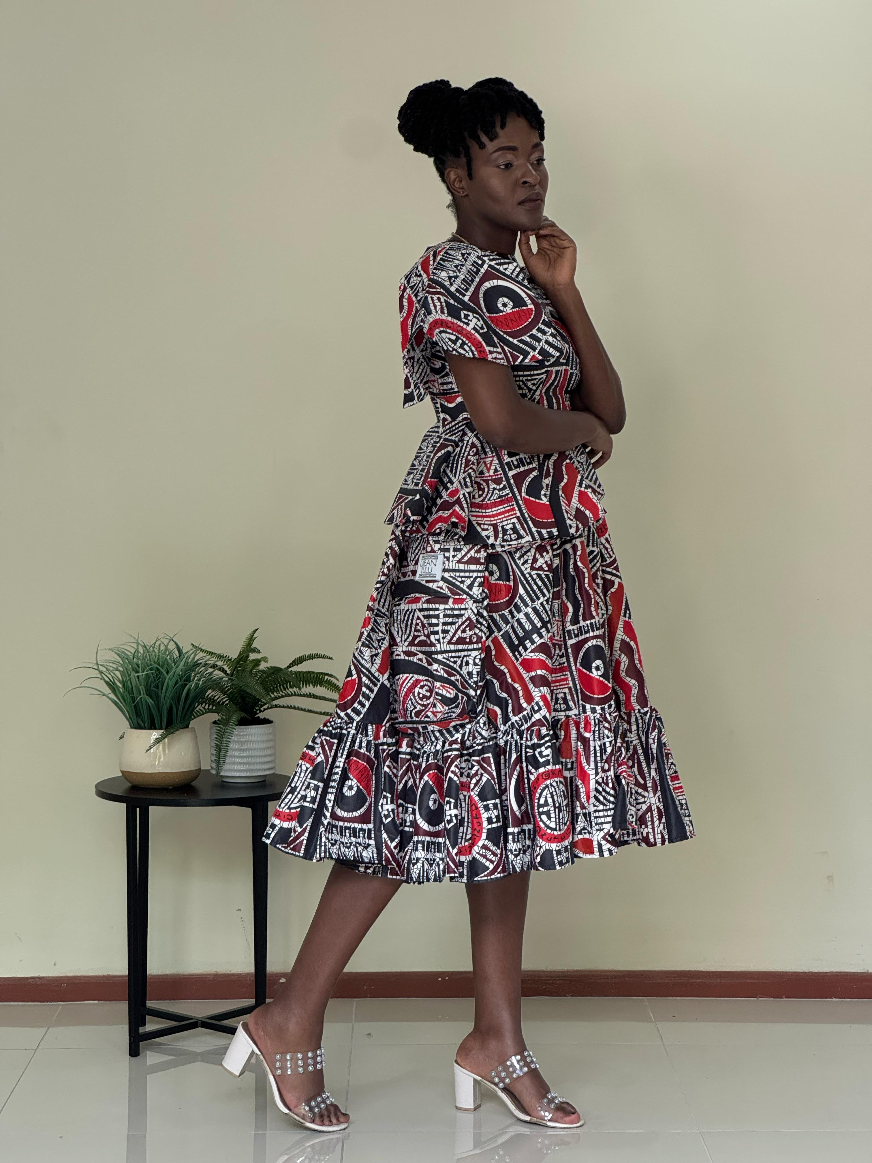 Palesa Rafiki dress - URBAN ZULU