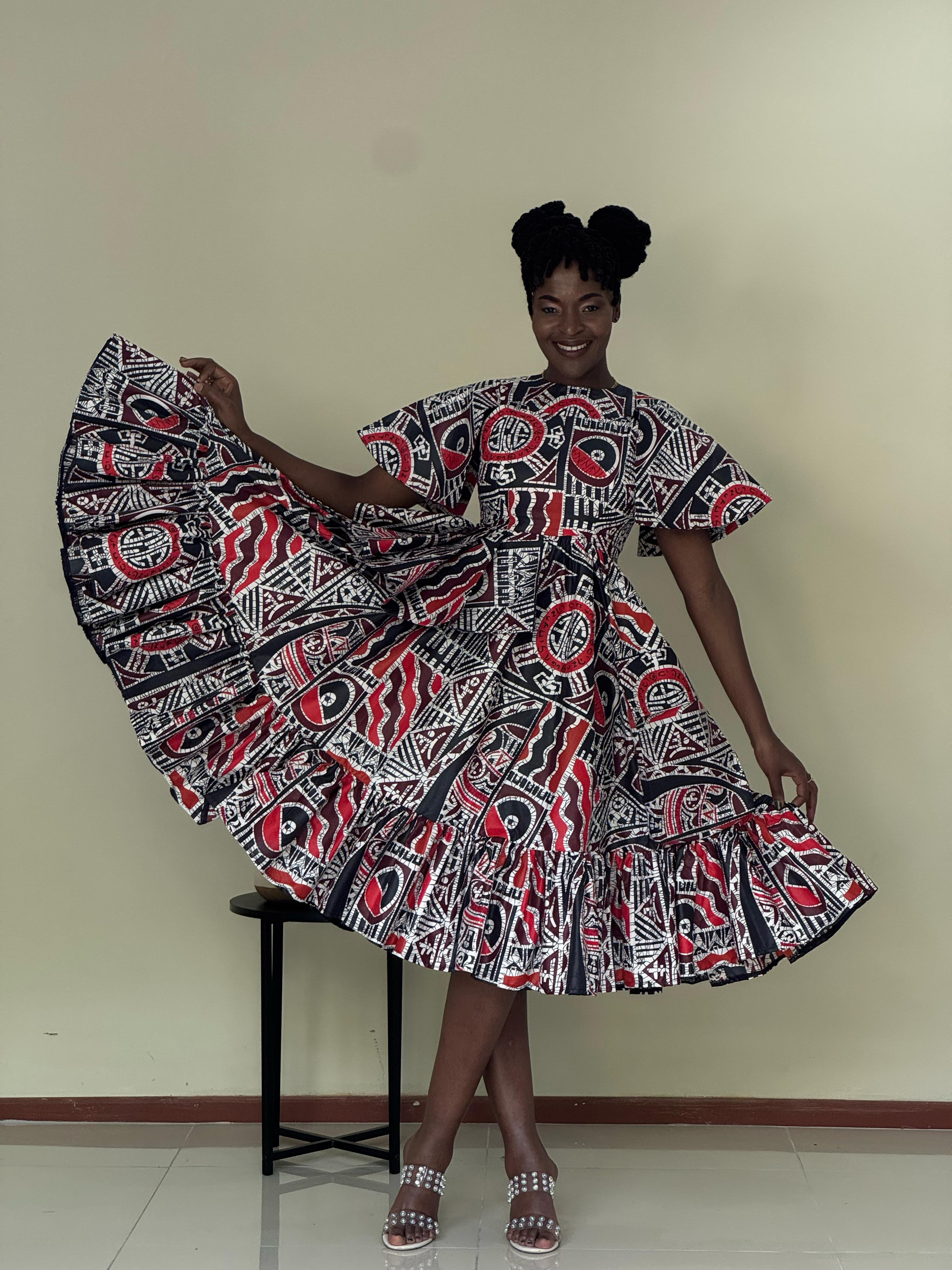 Palesa Rafiki dress - URBAN ZULU