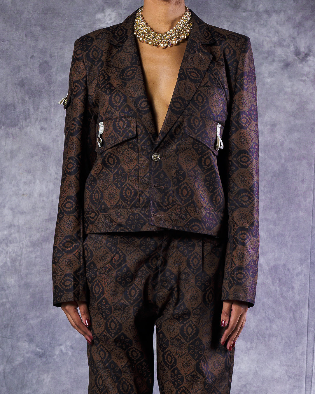 Yulu Brown Suit - Jacket