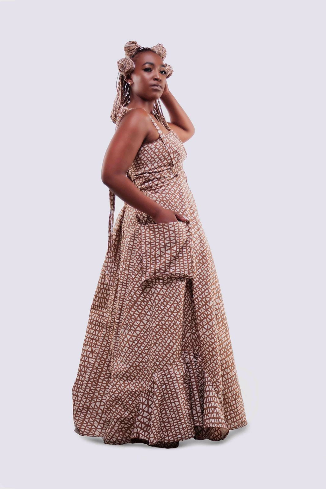 Bulongo Long Print Dress
